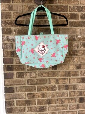 Vintage Sanrio Hello Kitty "Angel Rose" Floral Tote